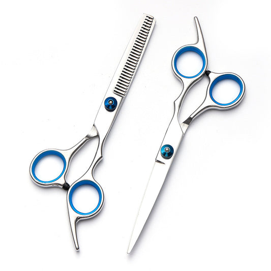 Haircutting flat teeth thinning scissors, home professional hair cutting scissors set