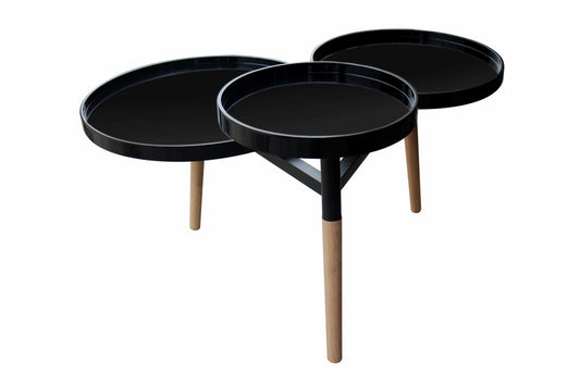 Beistelltisch Butler 110 Schwarz