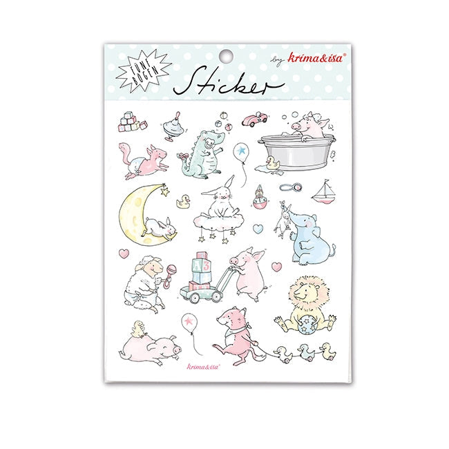 Sticker Babytiere