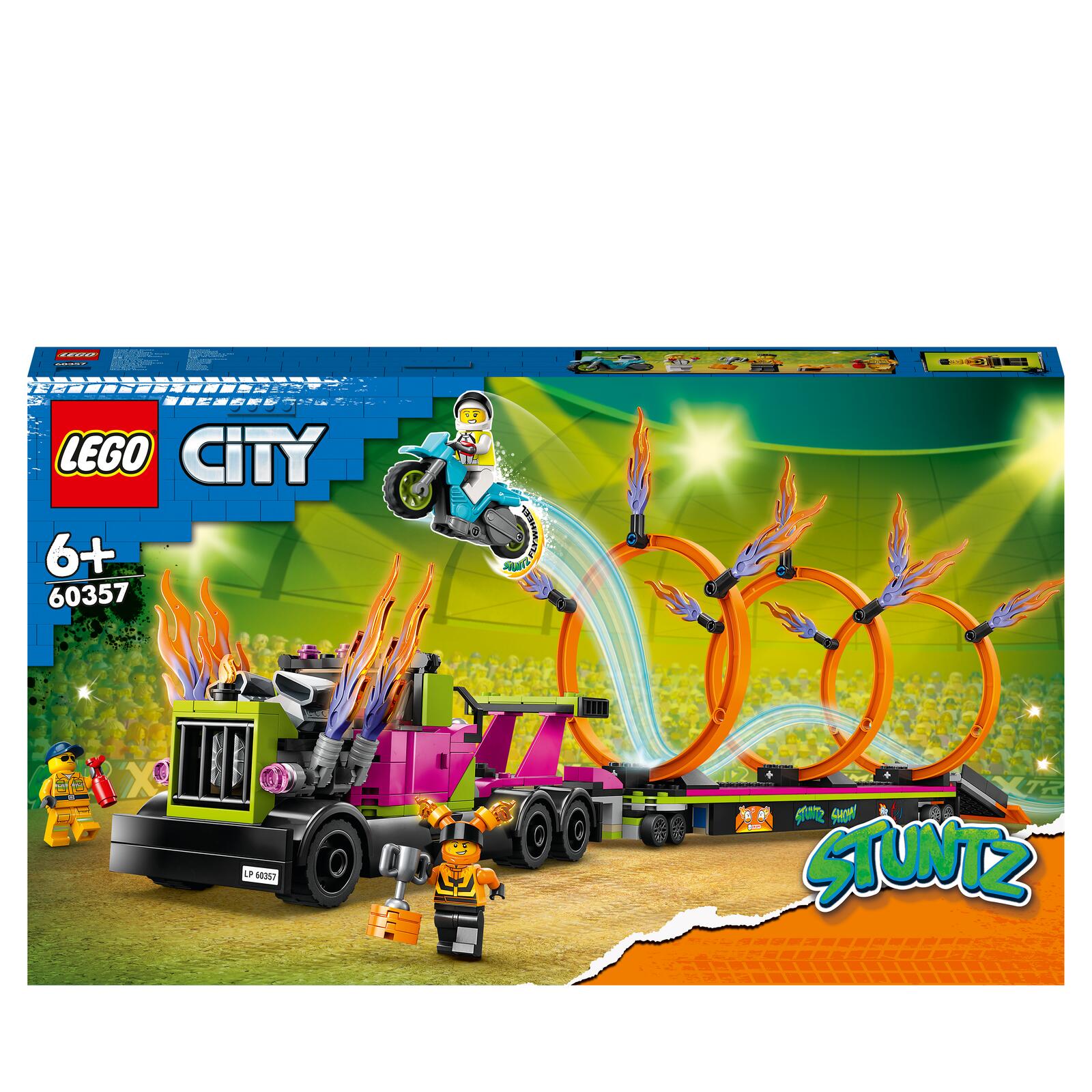 LEGO® City 60357 Stunttruck mit Feuerreifen-Challenge