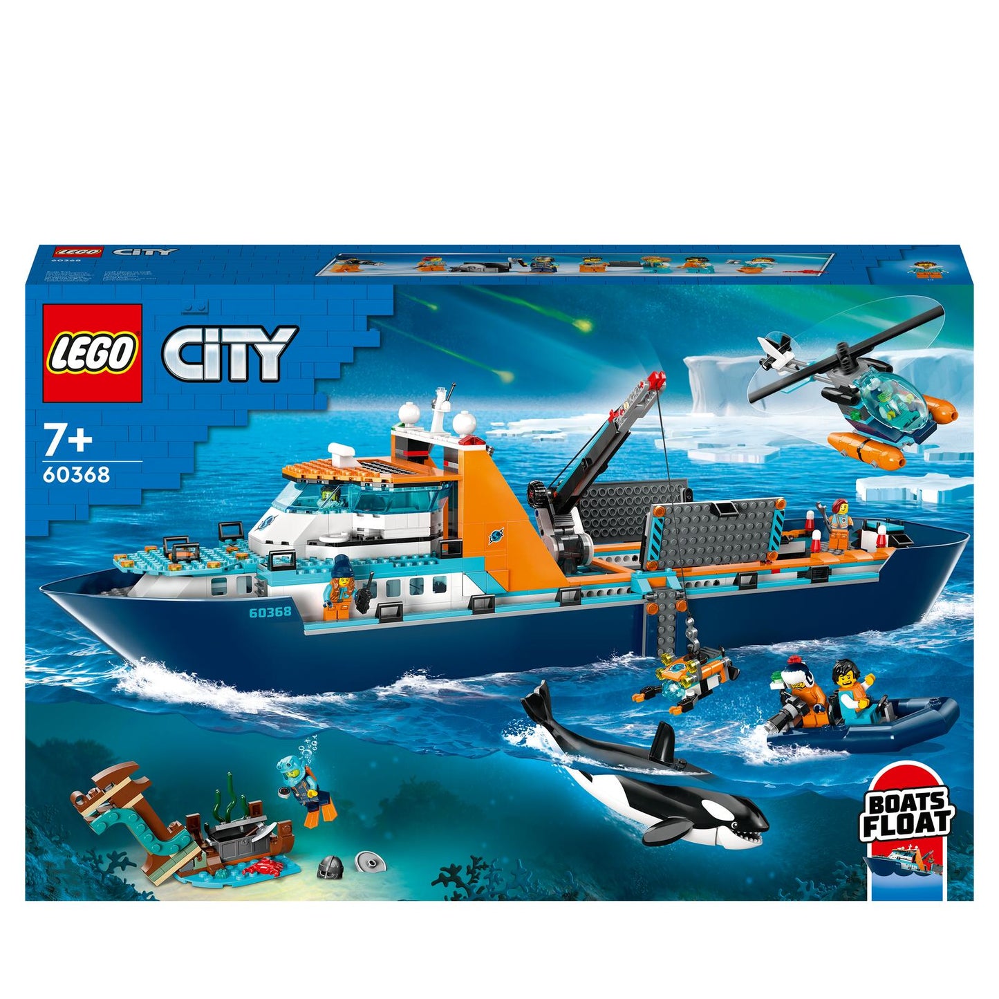 LEGO® City 60368 Arktis-Forschungsschiff