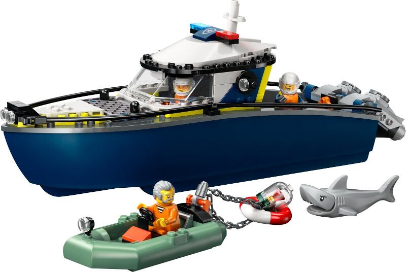LEGO® City 60456 Verfolgungsjagd im Polizeiboot