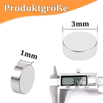 200 Stück Klein Rund Magnete, 4Größen Rund Neodym