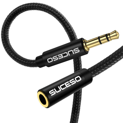 Klinke Audio Verlängerungskabel Aux Kabel Nylon 3.5mm Stereo