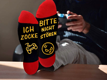 Gaming Socken - Rutschfest - Baumwolle