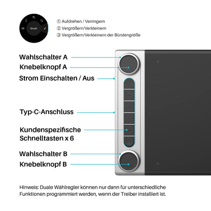 HUION Note X10 Zeichentablett - kabelloses Bluetooth-Notizbuch für Notizen, Digitale Kunst und Meetings