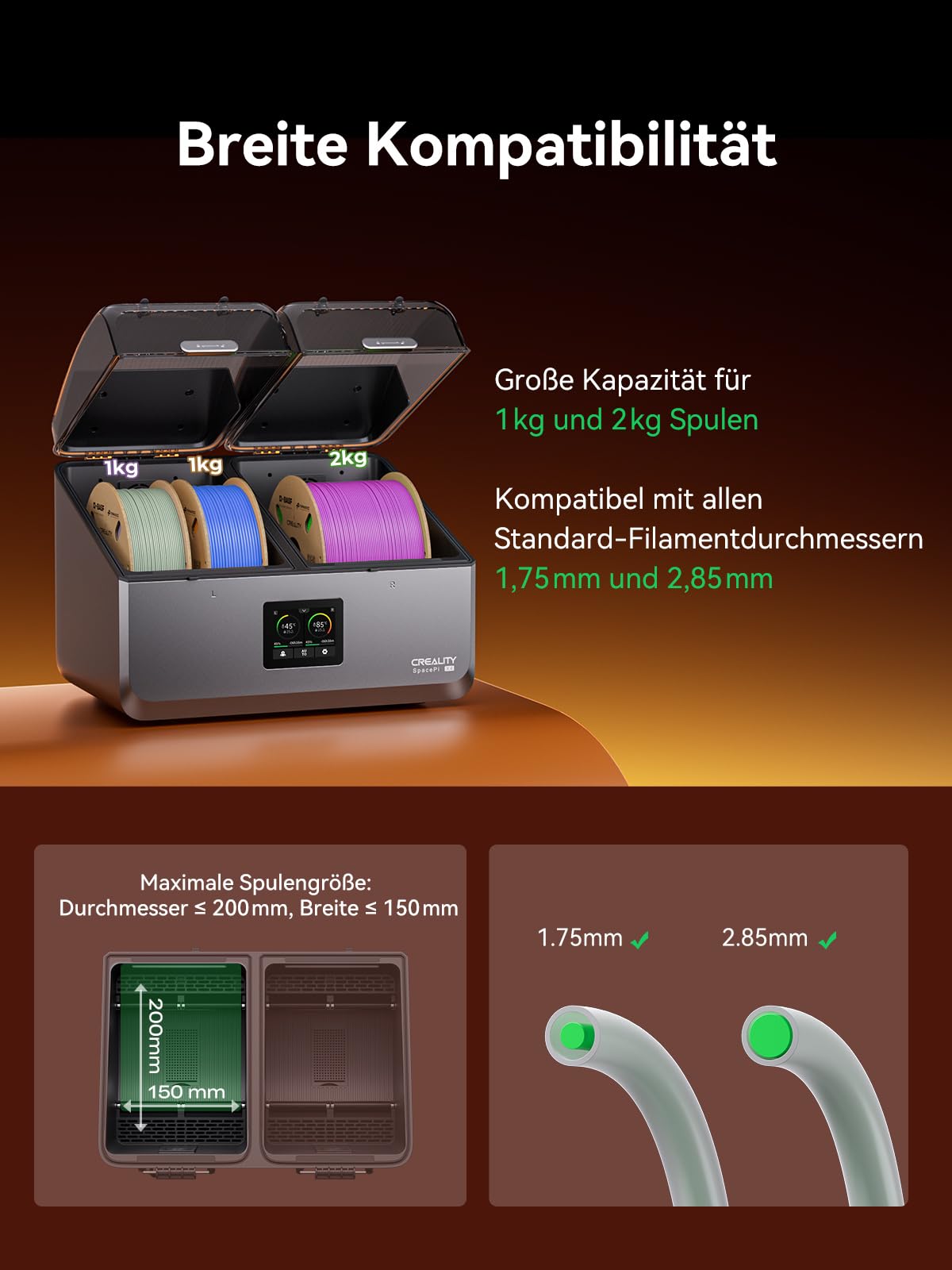 Creality Space PI Plus Filament Trockner