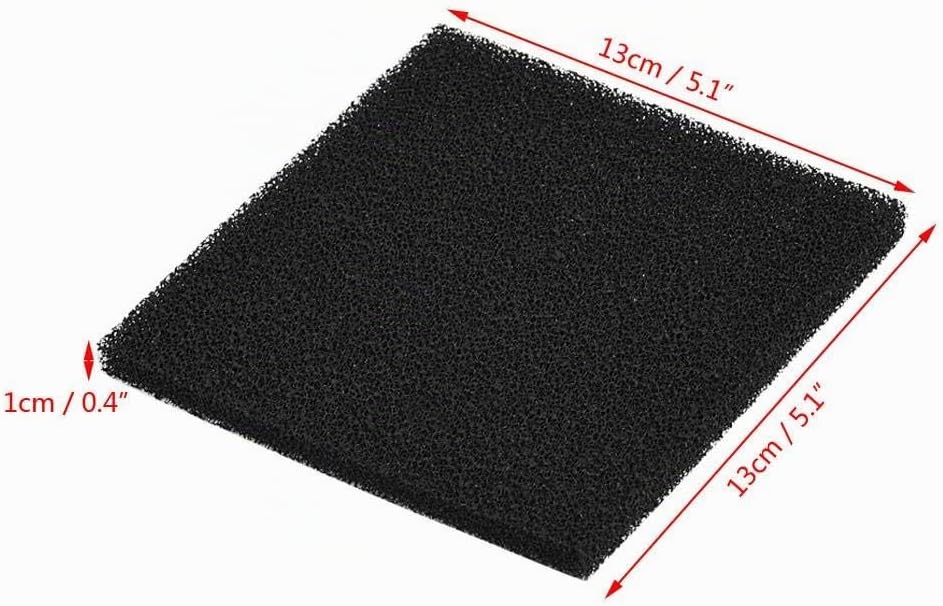 Aktivkohlefilter, Lötschwamm, 10 Stück 13cm x 13cm zum Löten von Rauchabsorbern Rauchabzug Dunstabzug