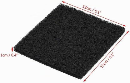 Aktivkohlefilter, Lötschwamm, 10 Stück 13cm x 13cm zum Löten von Rauchabsorbern Rauchabzug Dunstabzug