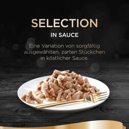 SHEBA Adult Katzenfutter nass - 32x85g Schalen - Geflügel in Sauce - Großpackung