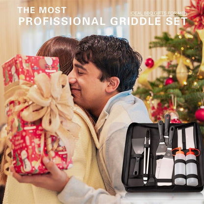 Huolewa Barbecue Spatula Set, Stainless Steel - 9teilig