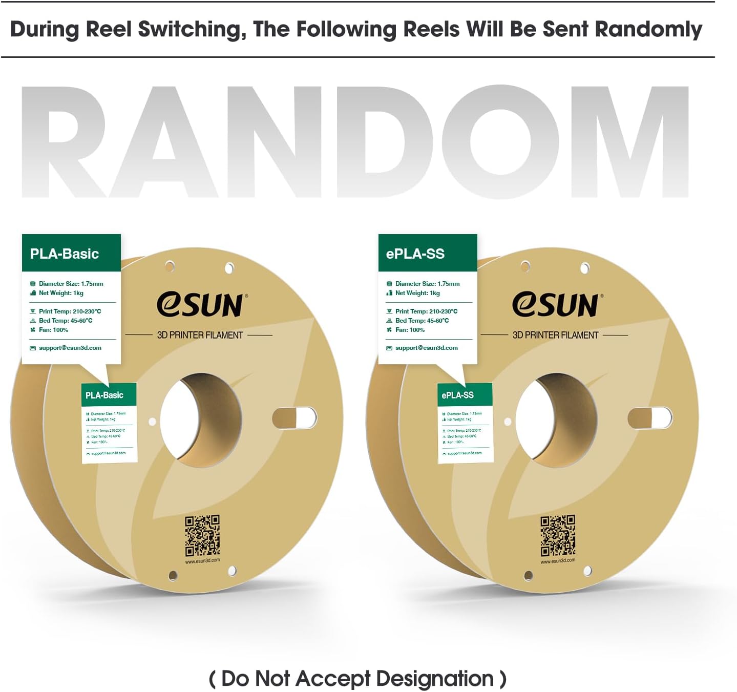 eSUN PLA Filament 1.75mm 1KG