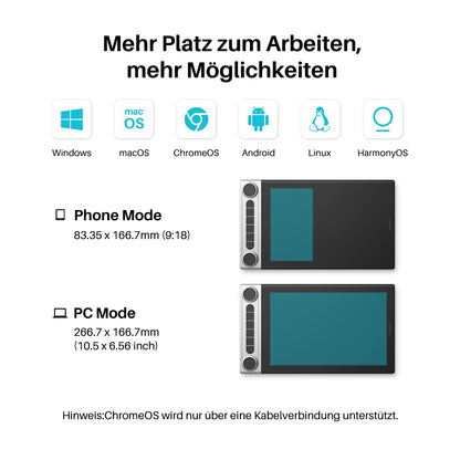 HUION Note X10 Zeichentablett - kabelloses Bluetooth-Notizbuch für Notizen, Digitale Kunst und Meetings