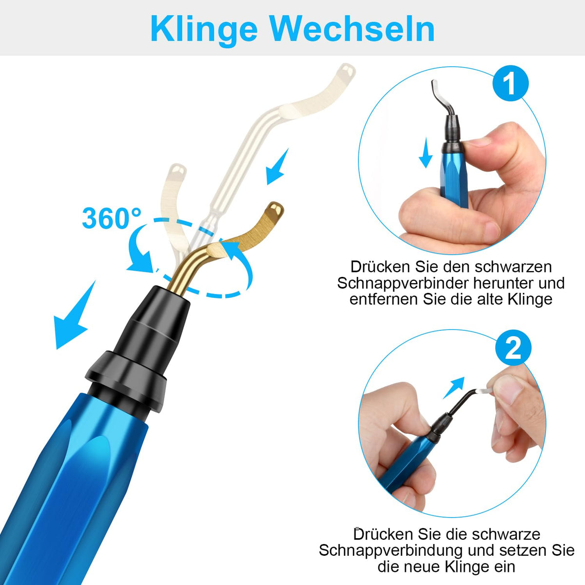 3D-Druck-Entgratifert-Satz Entgrater Werkzeug mit 11 Unterschiedlichen Klingen 5-Feilen-Set und Seitenschneider Metal Handle Hand Deburring Tools files