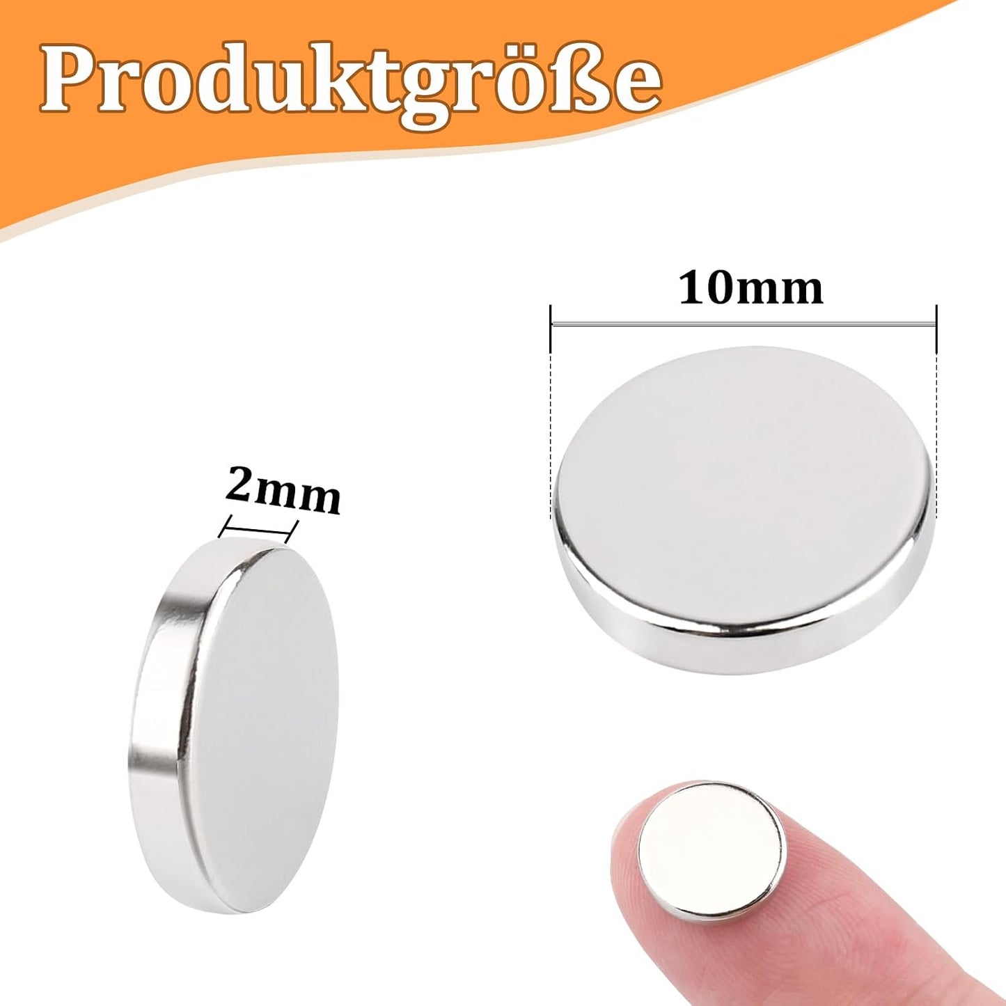 200 Stück Klein Rund Magnete, 4Größen Rund Neodym