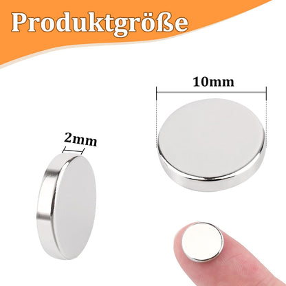 200 Stück Klein Rund Magnete, 4Größen Rund Neodym