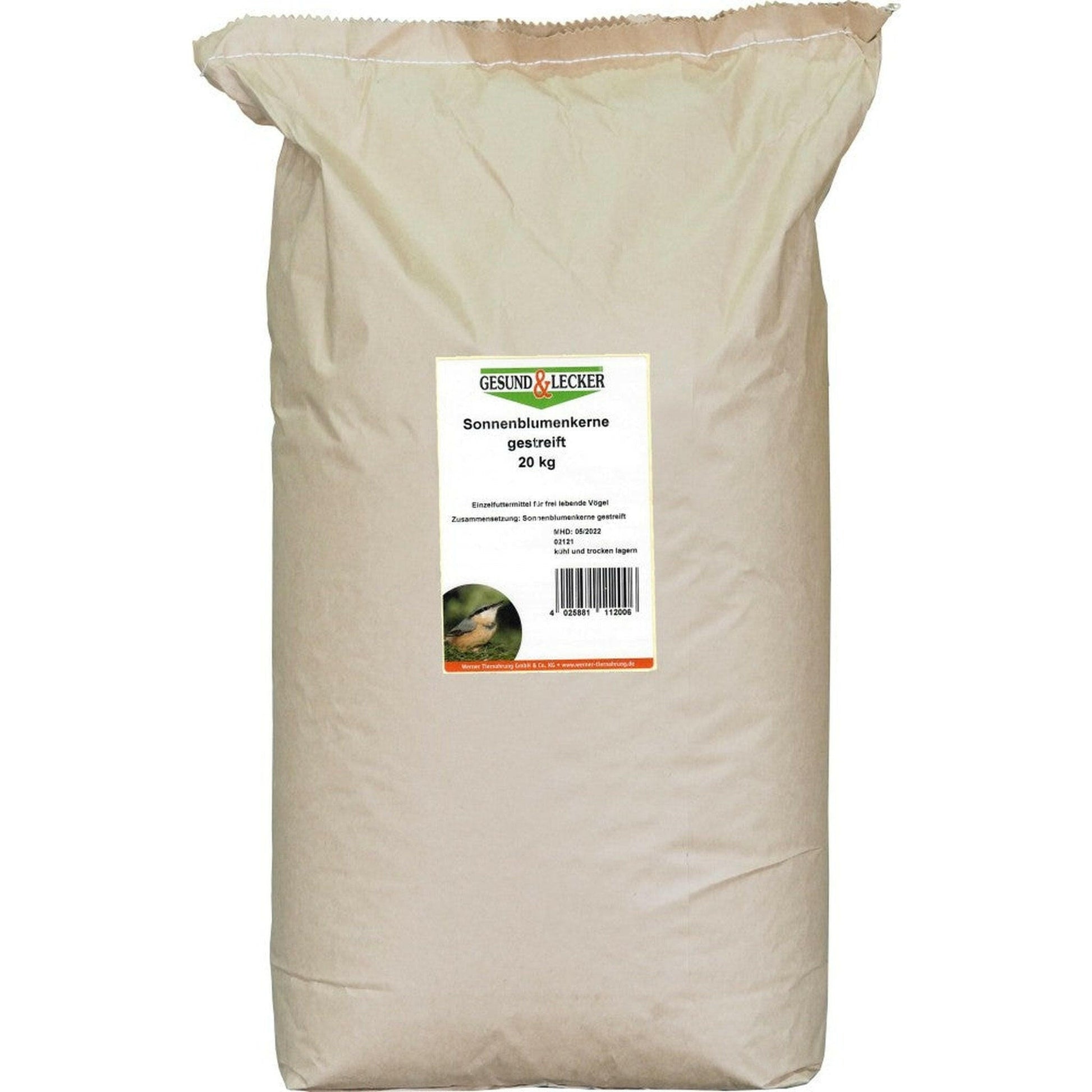 Sonnenblumenkerne gestreift 20 kg