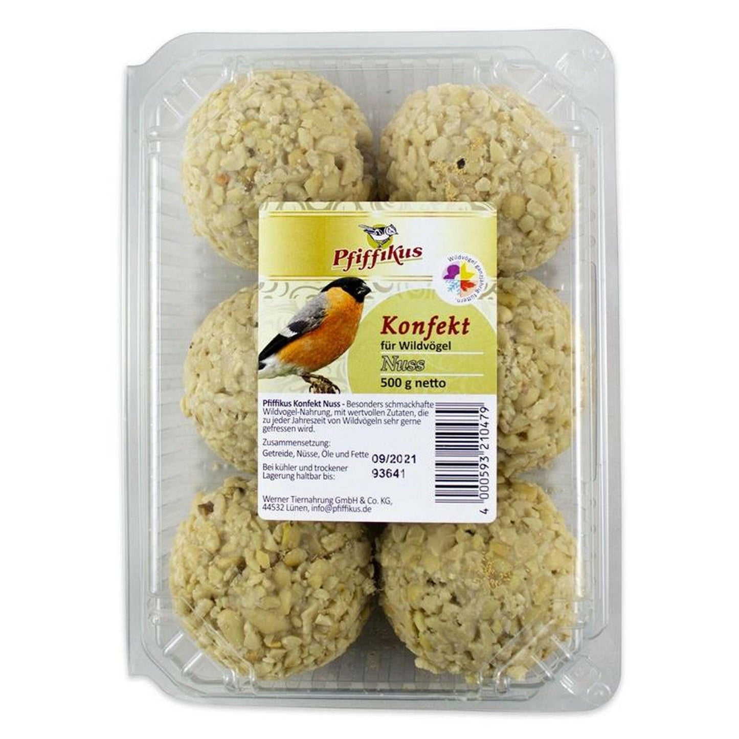 Pfiffikus Vogel-Konfekt 6er Blister