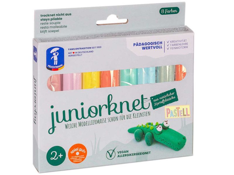 Feuchtmann »Juniorknet« Basic Pastell, 8 x 33 g