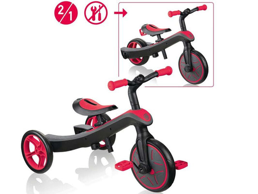 GLOBBER Explorer Trike 2in1, rot