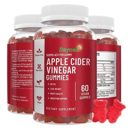 Dayneer Detox Lose Weight Boost Apples Cider Vinega Gummies Boost Health