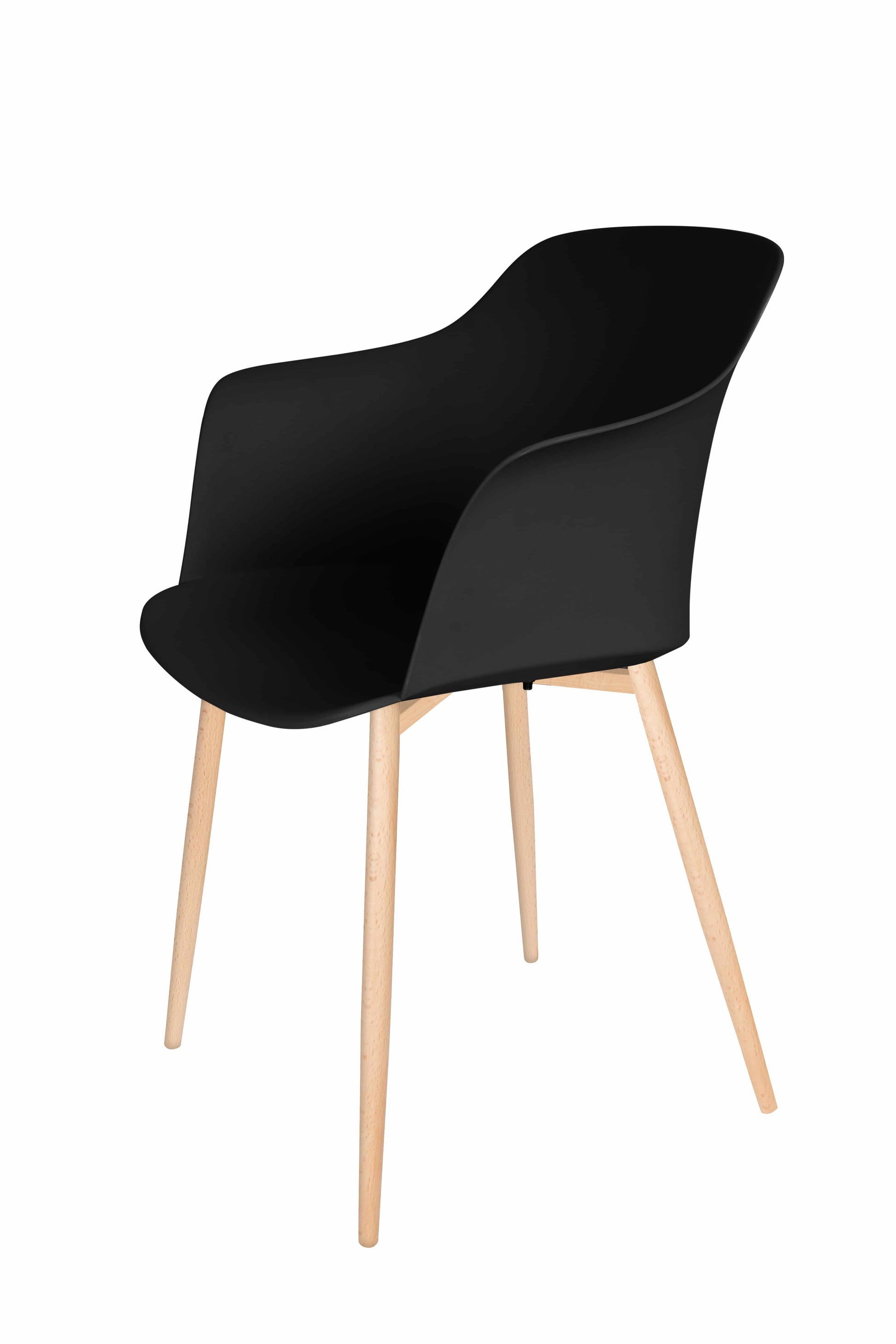 Stuhl Chester 110 4er-Set Schwarz