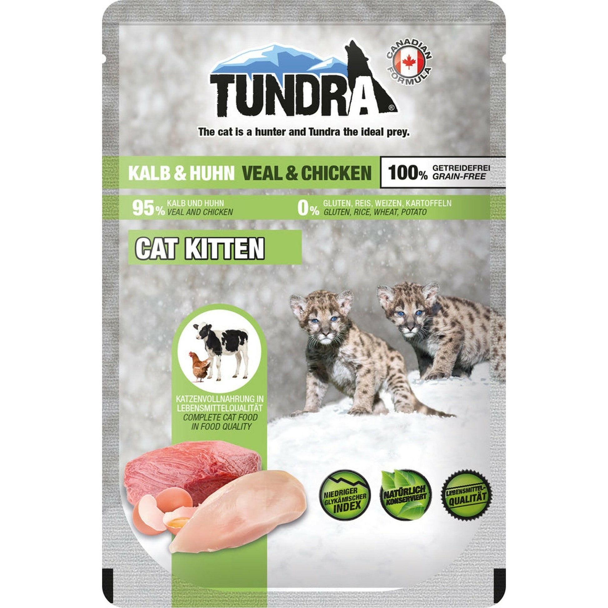 Tundra Cat Pouch Kitten 16x85g