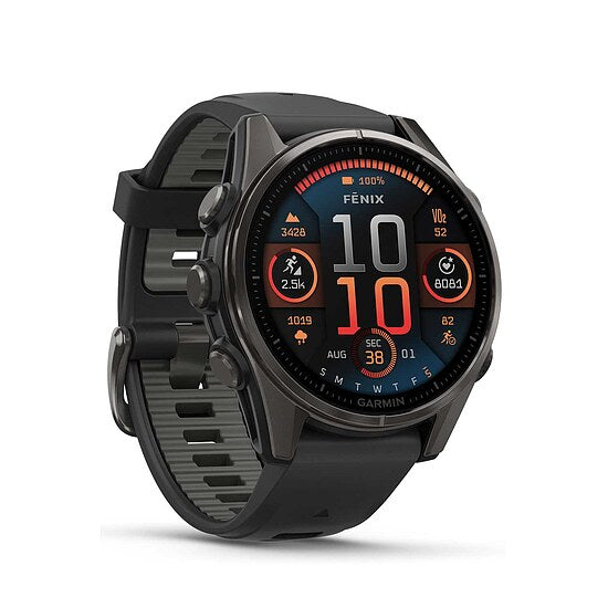 Garmin fenix® 8 AMOLED Saphir mit Silikonarmband Ref. 010-02903-21 - Multisport GPS Smartwatch