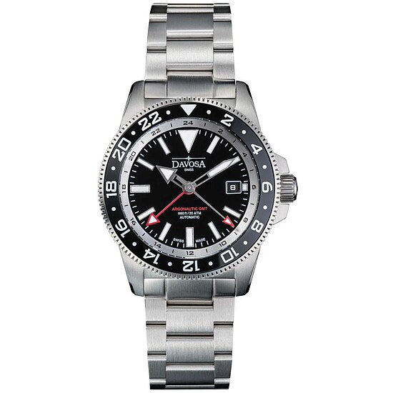 Herrenuhr von Davosa Taucher Automatik Argonautic World Traveller 16154250