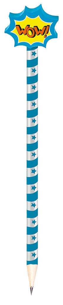 Superhelden Bleistift mit Radierer