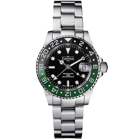 Herrenuhr von Davosa Taucher Automatik Ternos Ceramic GMT 16159070W