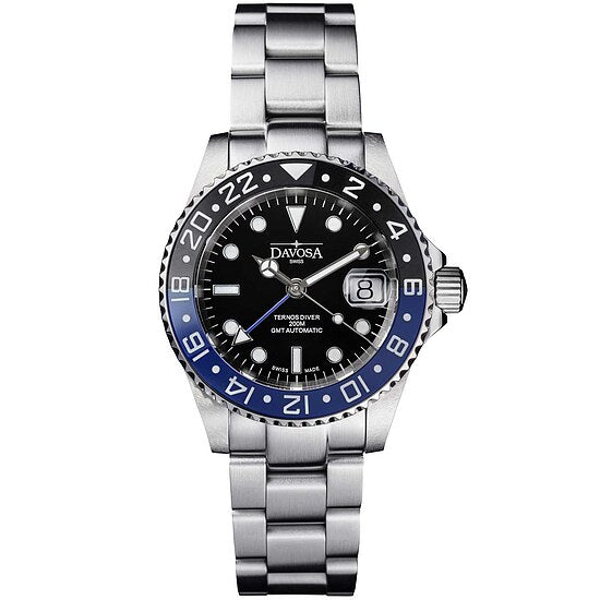 Herrenuhr von Davosa Taucher Automatik Ternos Ceramic GMT 16159040W