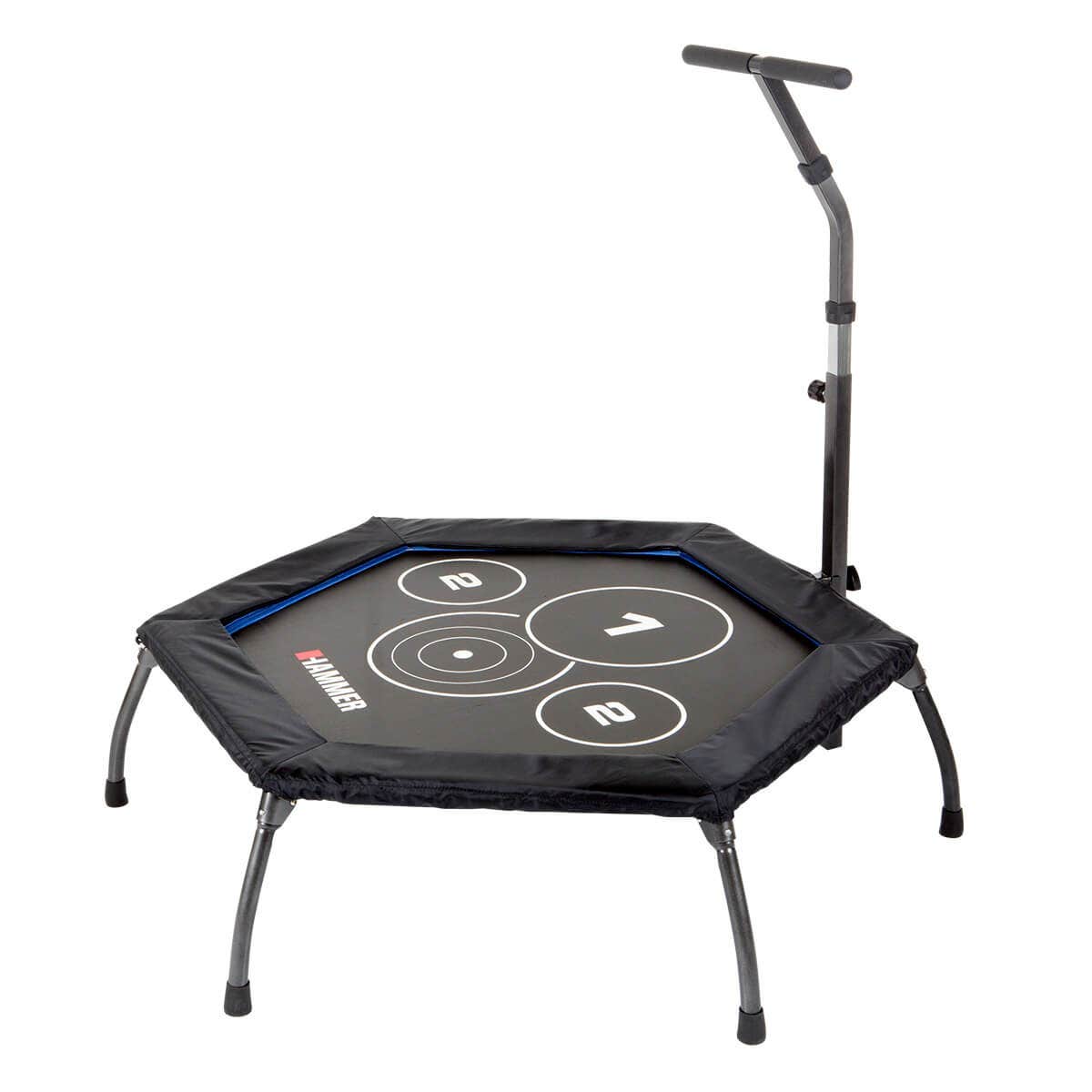 HAMMER Fitness-Trampolin Cross Jump | 98 cm Sprungfläche | Klappbar | Jumping Points