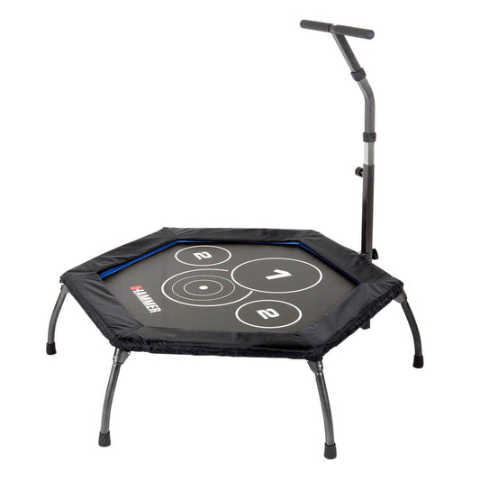 HAMMER Fitness-Trampolin Cross Jump | 98 cm Sprungfläche | Klappbar | Jumping Points