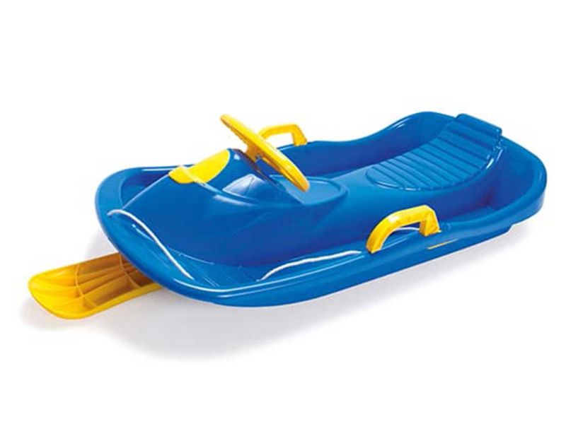 dantoy Lenkschlitten mit Bremse, 95 cm, blau