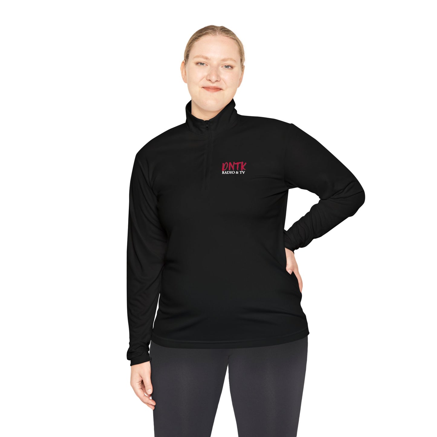 DNTK Zip Pullover — NDH Black