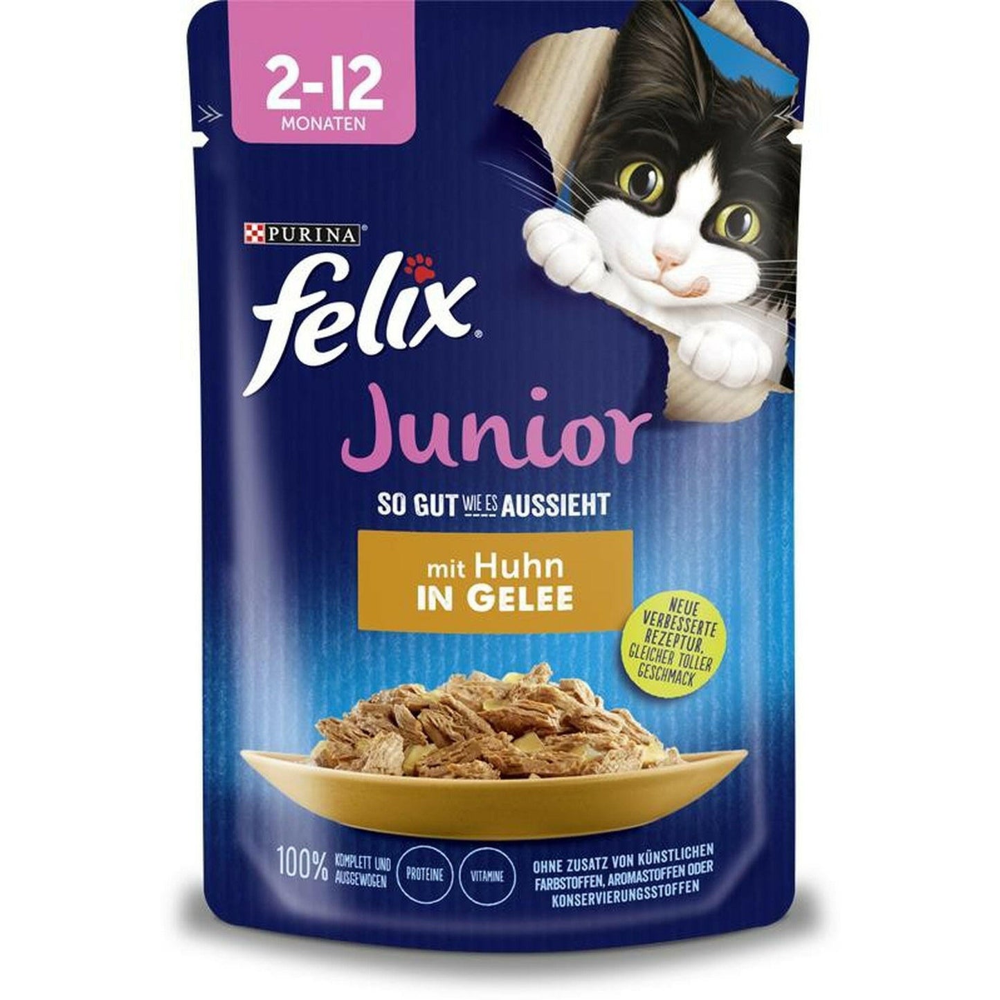 Felix So gut wie es aussieht Junior mit Huhn 85g