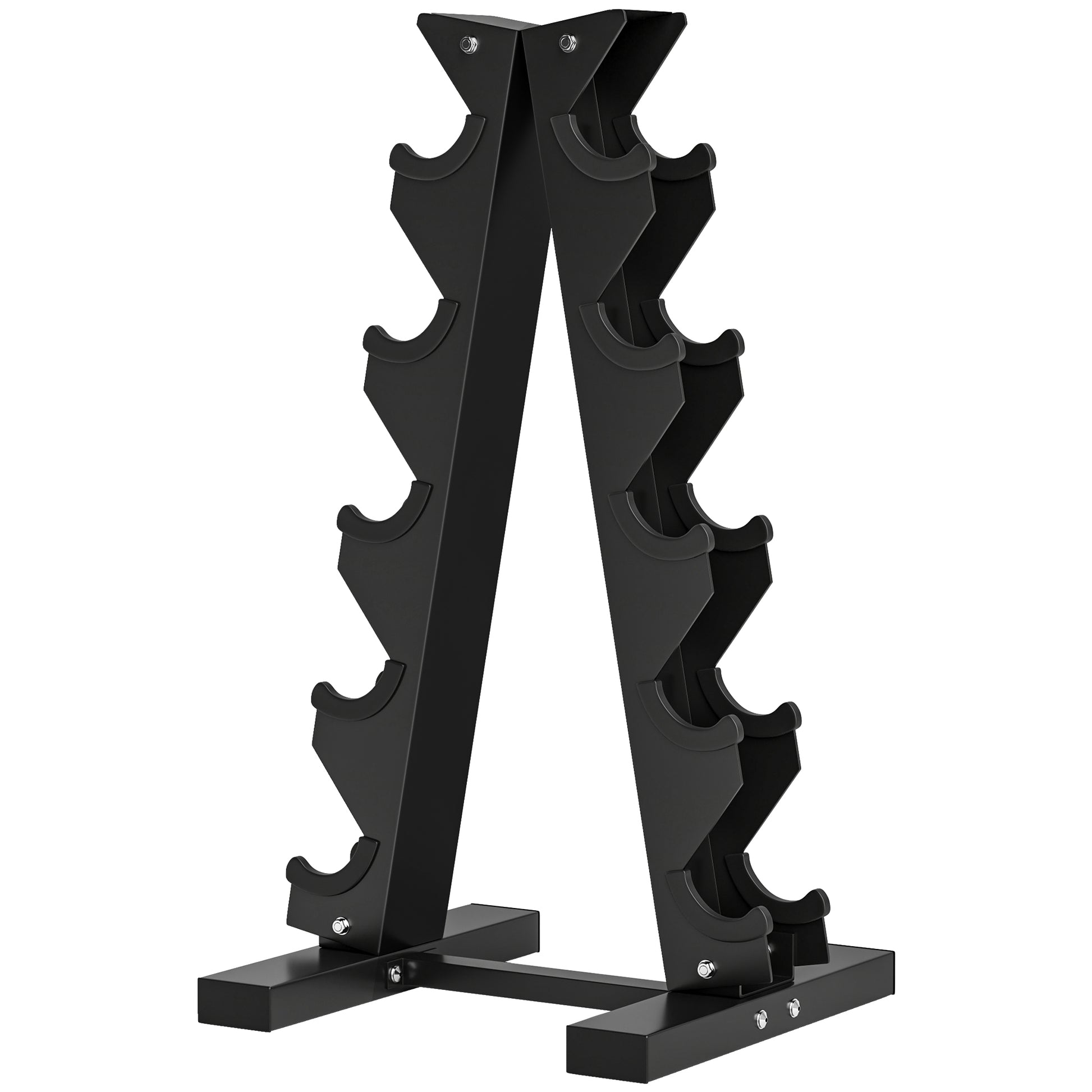 SPORTNOW Hantelständer Kurzhantelablage für 10 Kurzhanteln 5 Ebenen bis 100 kg belastbar für Fitness & Home Gym   Aosom.de