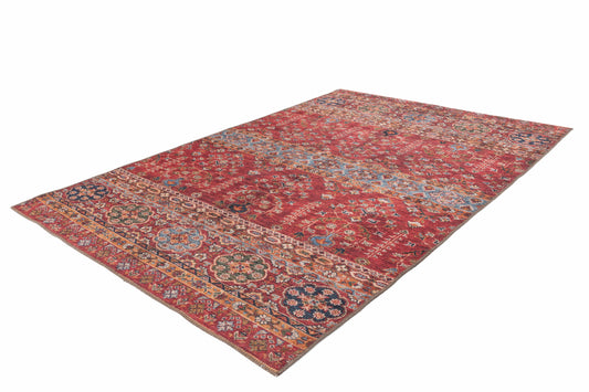 Faye 325 Multi / Rot 75cm x 150cm