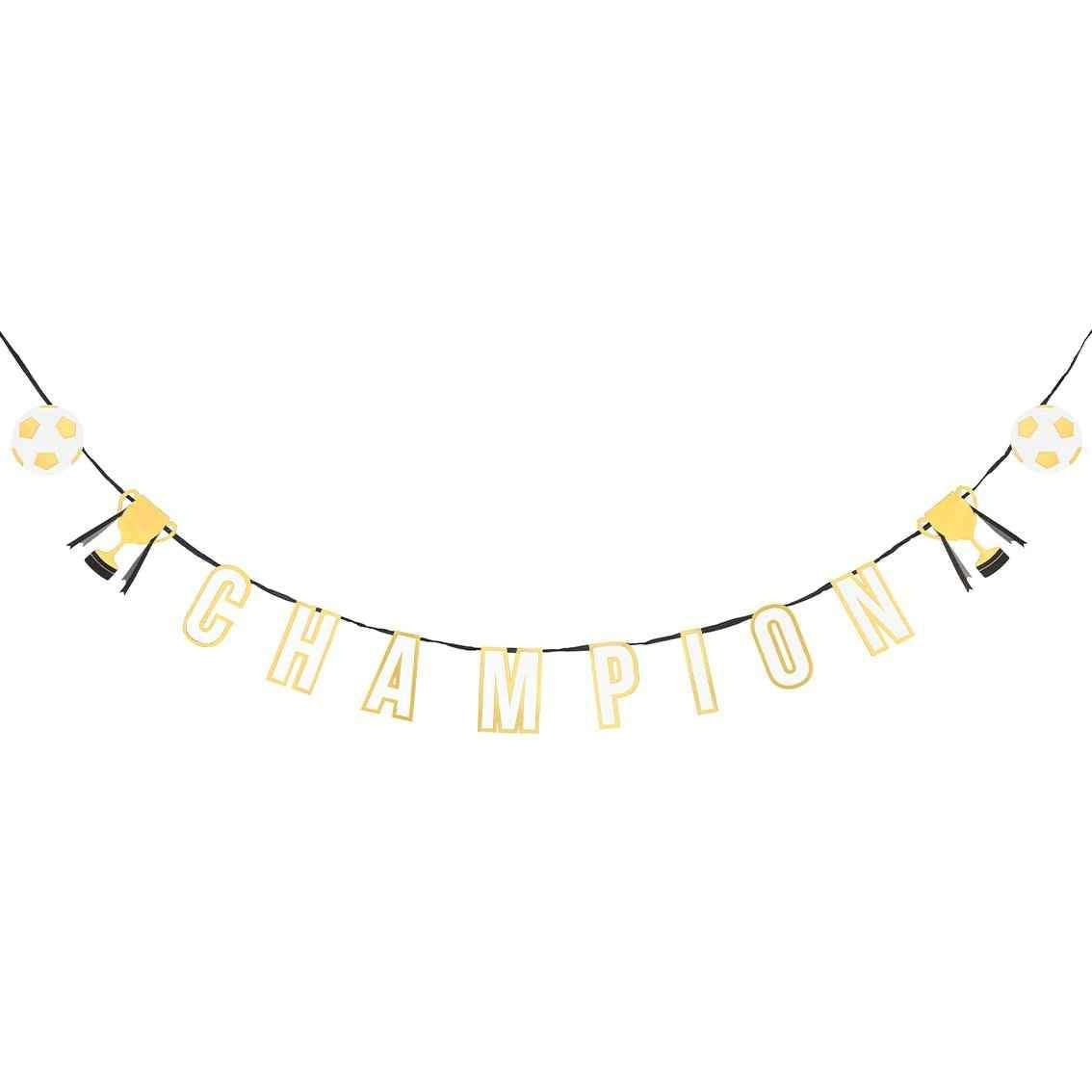 Champ Fussball Girlande Pokal