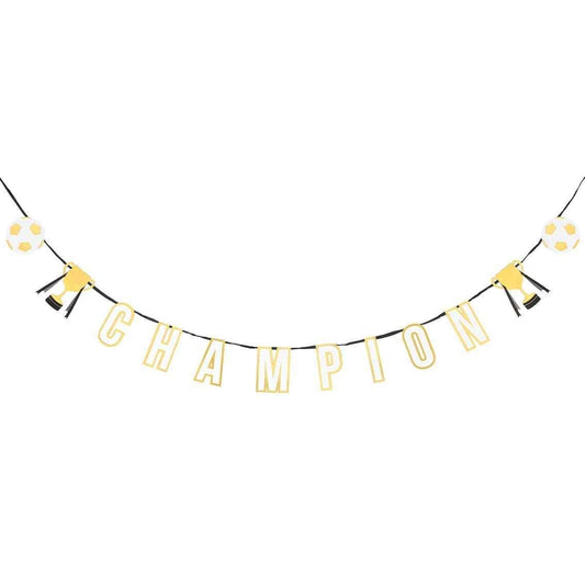 Champ Fussball Girlande Pokal