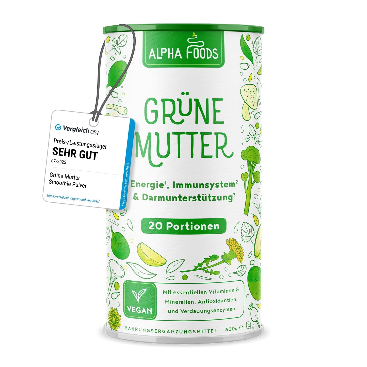 Grüne Mutter 2.0 - The Original - Smoothie Shake - 600g