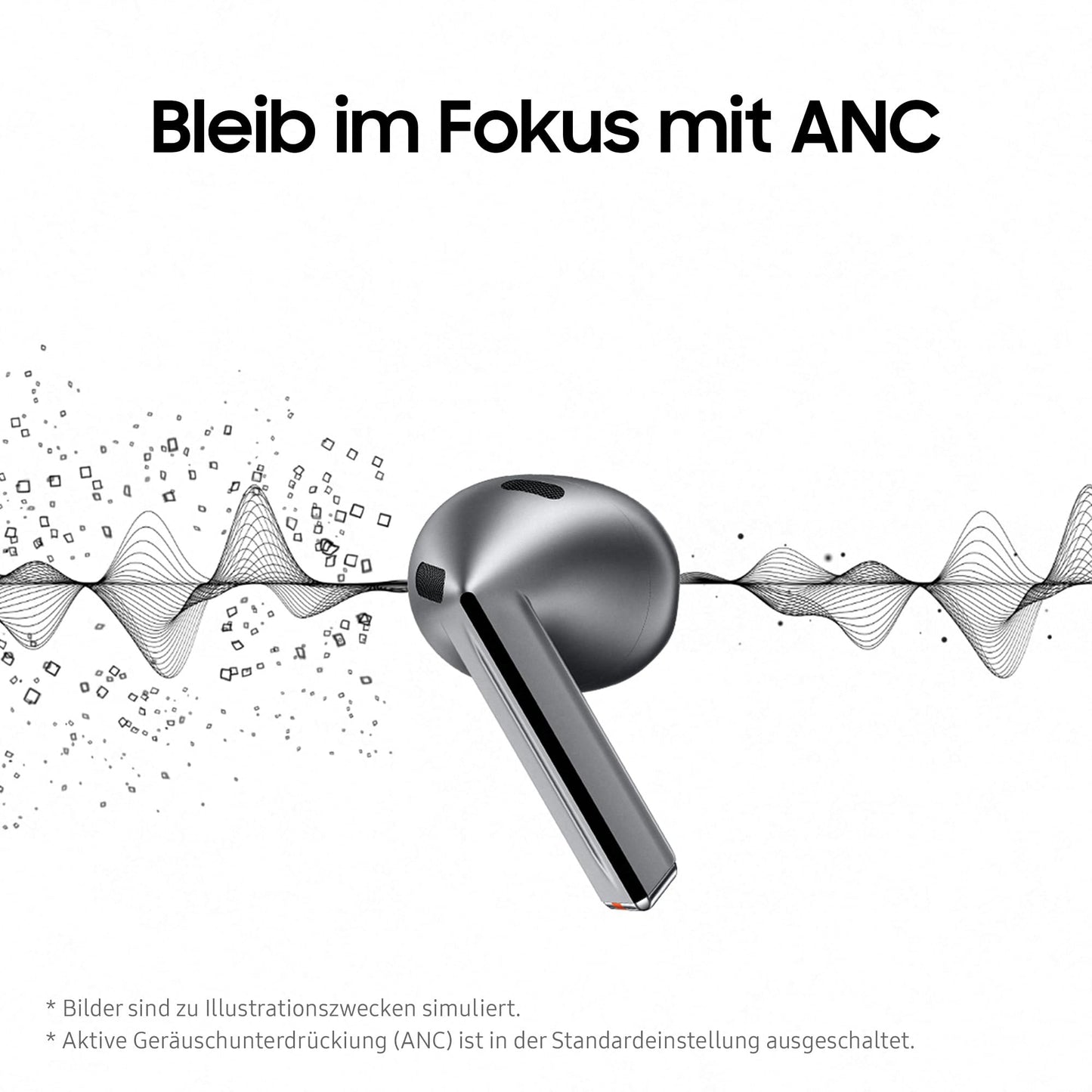 Samsung Galaxy Buds 3 - Bluetooth Kopfhörer mit Active Noise Cancelling (ANC)