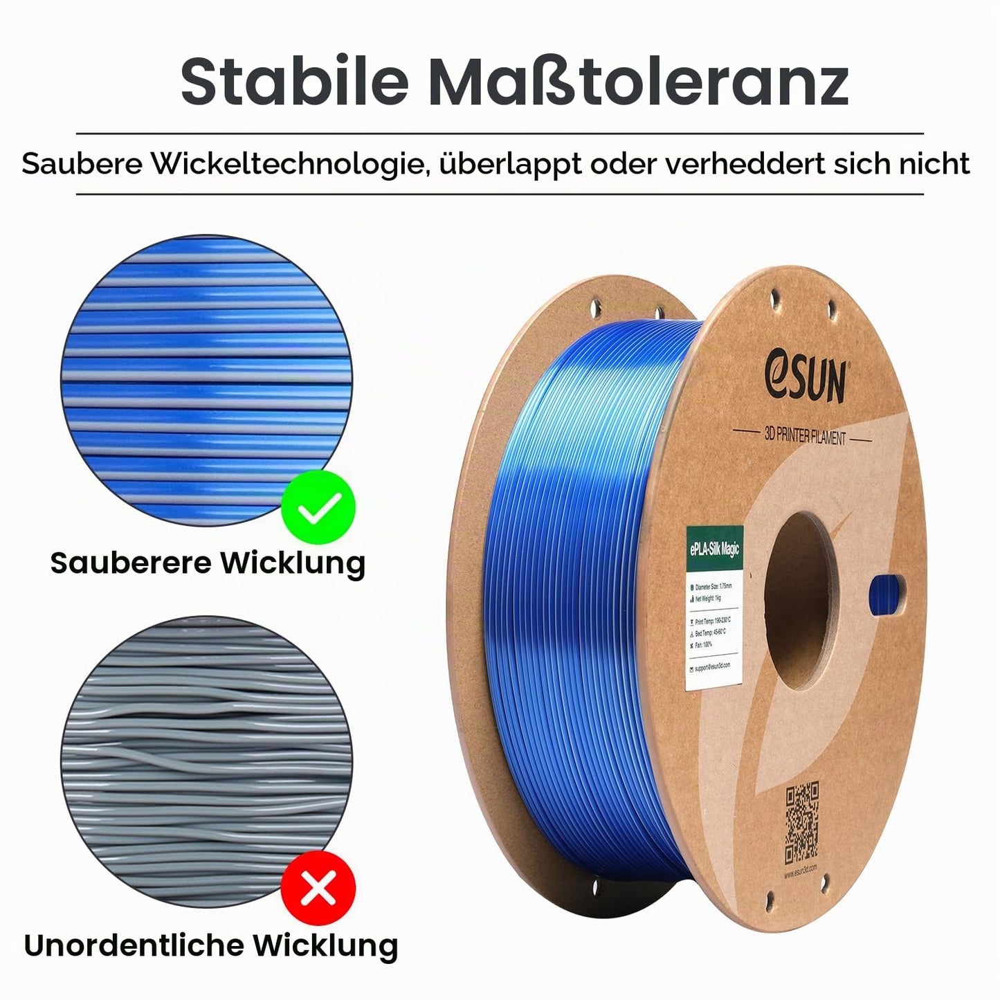 eSUN Silk PLA Filament 1.75mm