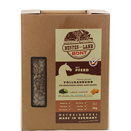 Bont Bestes vom Land mit Pferd