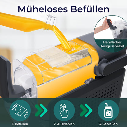 KLAMER Slush Maschine, mit 5 Programmen