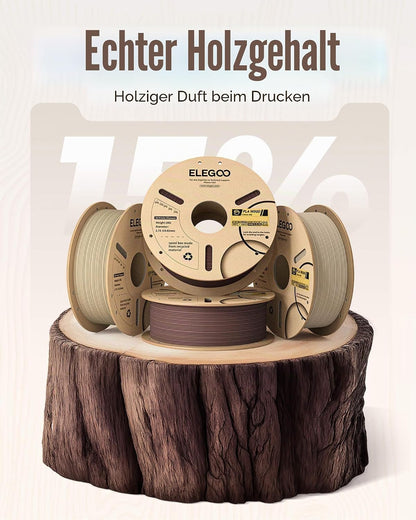 ELEGOO PLA Filament 1.75mm Schwarz 1KG