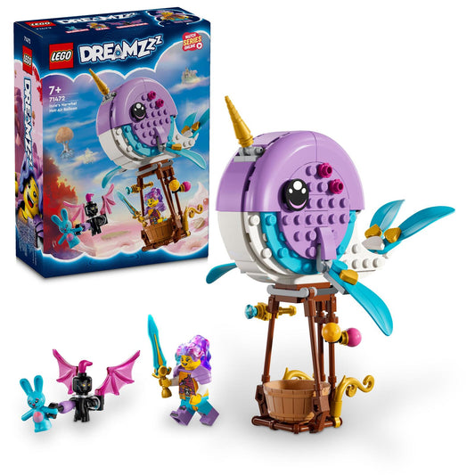 LEGO® DREAMZzz 71472 Izzies Narwal-Heißluftballon