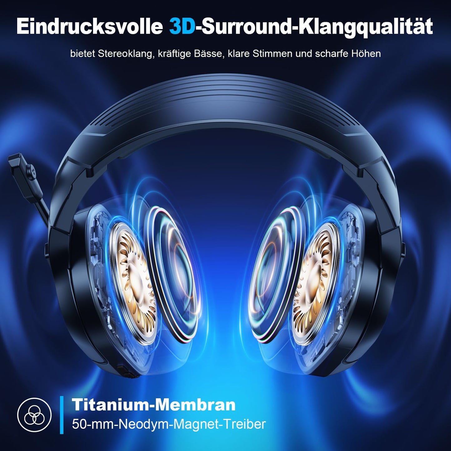 Fachixy FC200 Gaming Headset - PS5 PS4 PC Xbox One Nintendo Switch