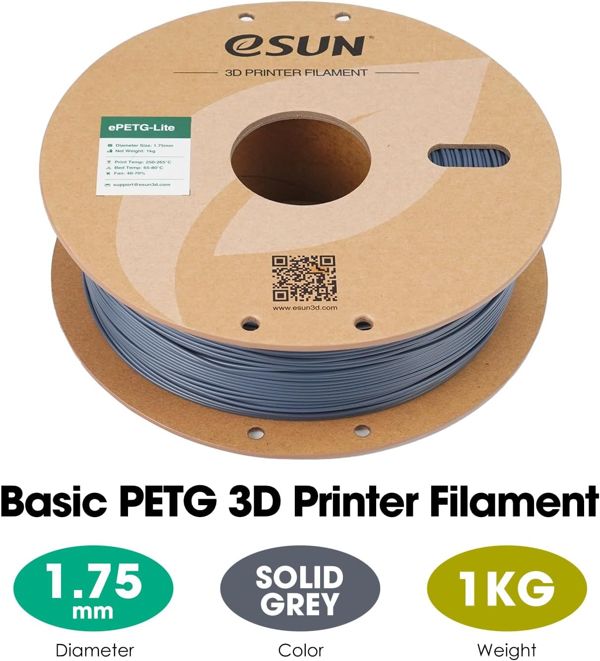 eSUN PETG Filament 1.75mm 1KG